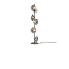 Lampadaire LED moderne en verre prismatique à brancher pour salon