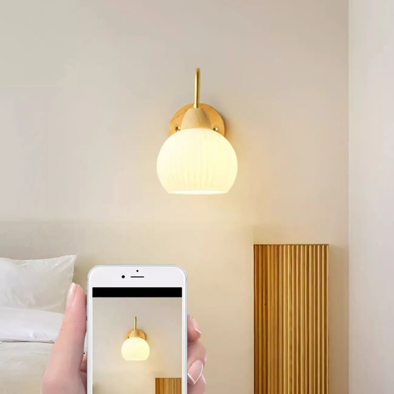 Applique LED semplice da 10 a 14 pollici per illuminazione da camera da letto