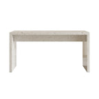 Tables de bar minimalistes en marbre terrazzo blanc pour la cuisine