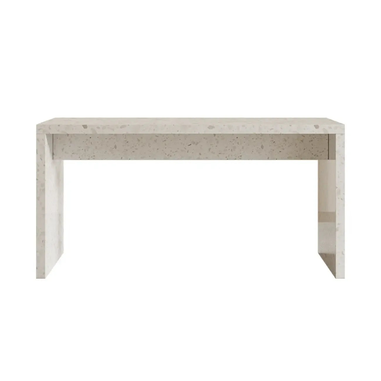 Tables de bar minimalistes en marbre terrazzo blanc pour la cuisine