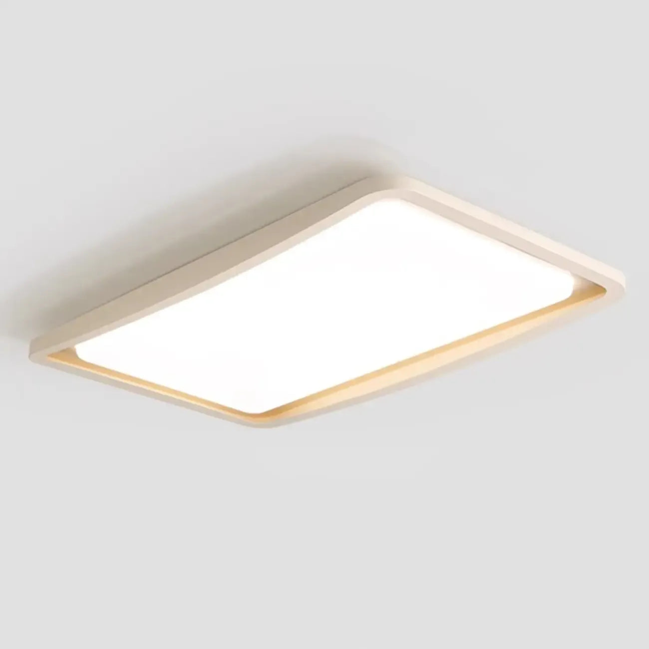 Plafonnier LED rond blanc moderne à intensité variable, encastré