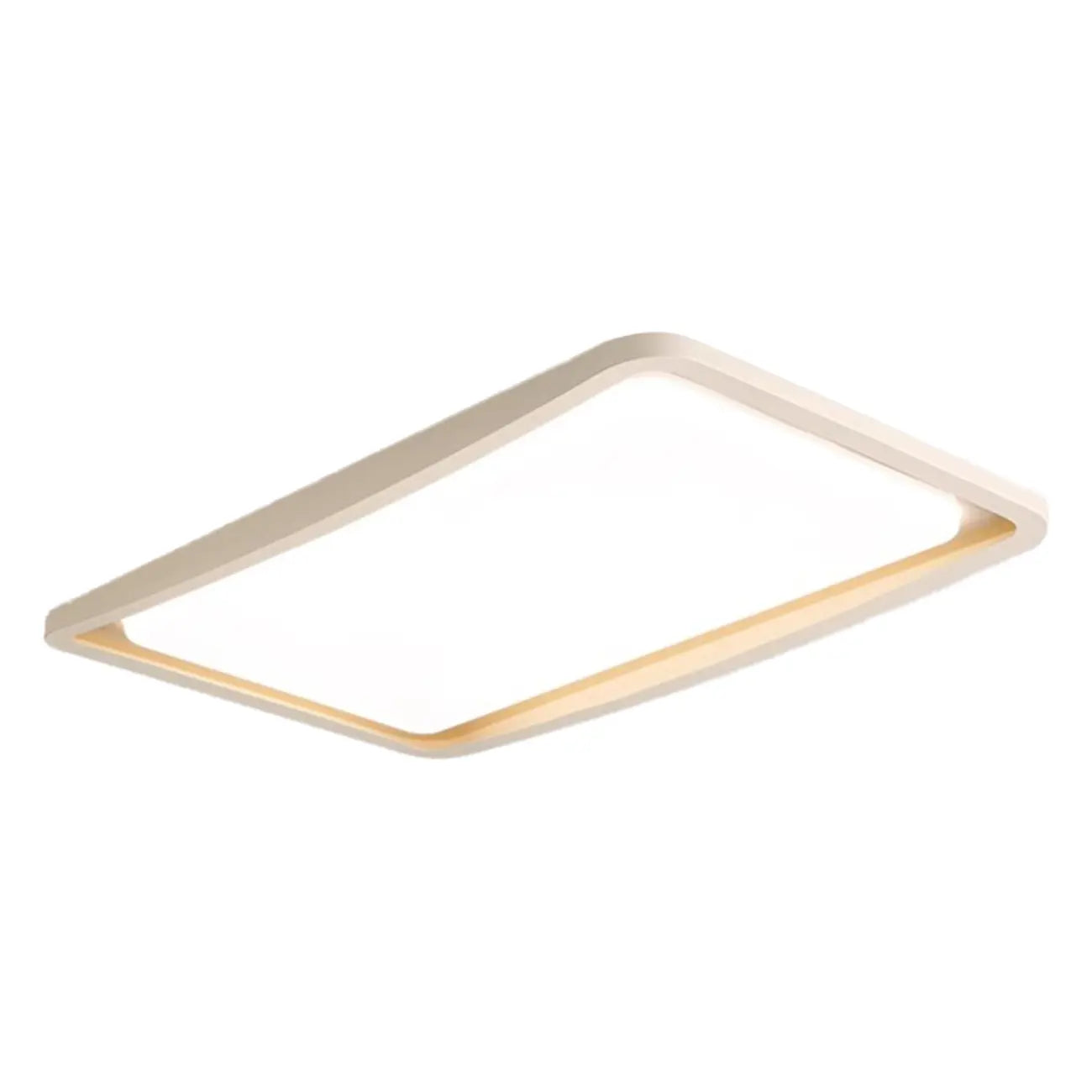 Plafonnier LED rond blanc moderne à intensité variable, encastré