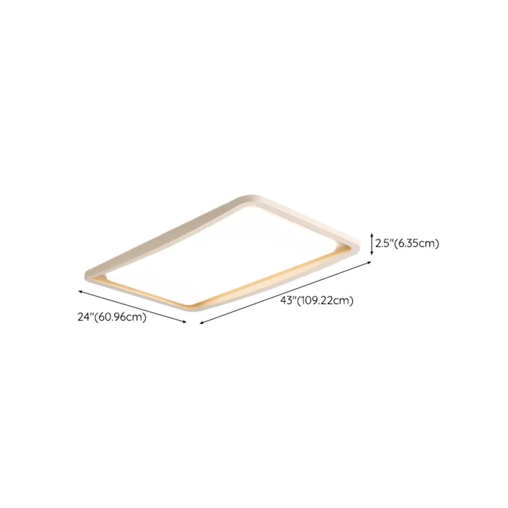Plafonnier LED rond blanc moderne à intensité variable, encastré