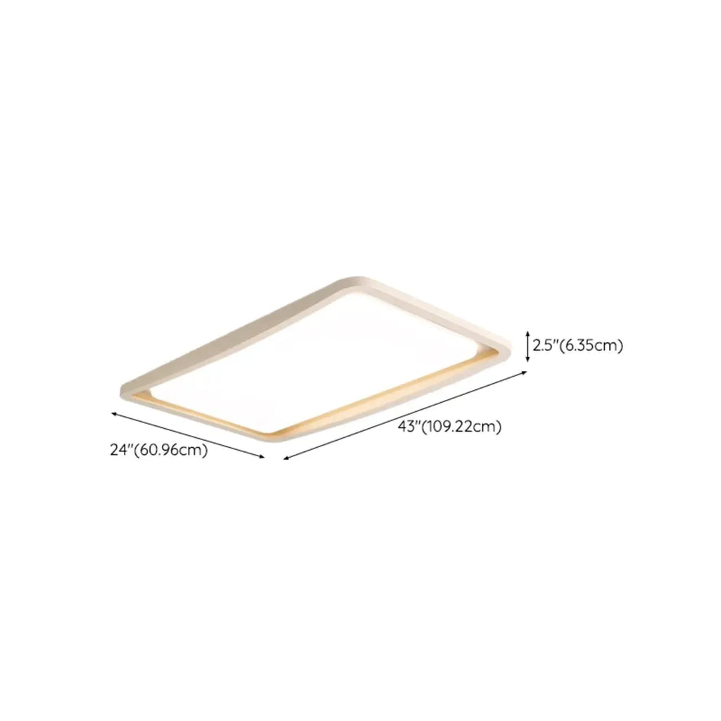 Plafonnier LED rond blanc moderne à intensité variable, encastré