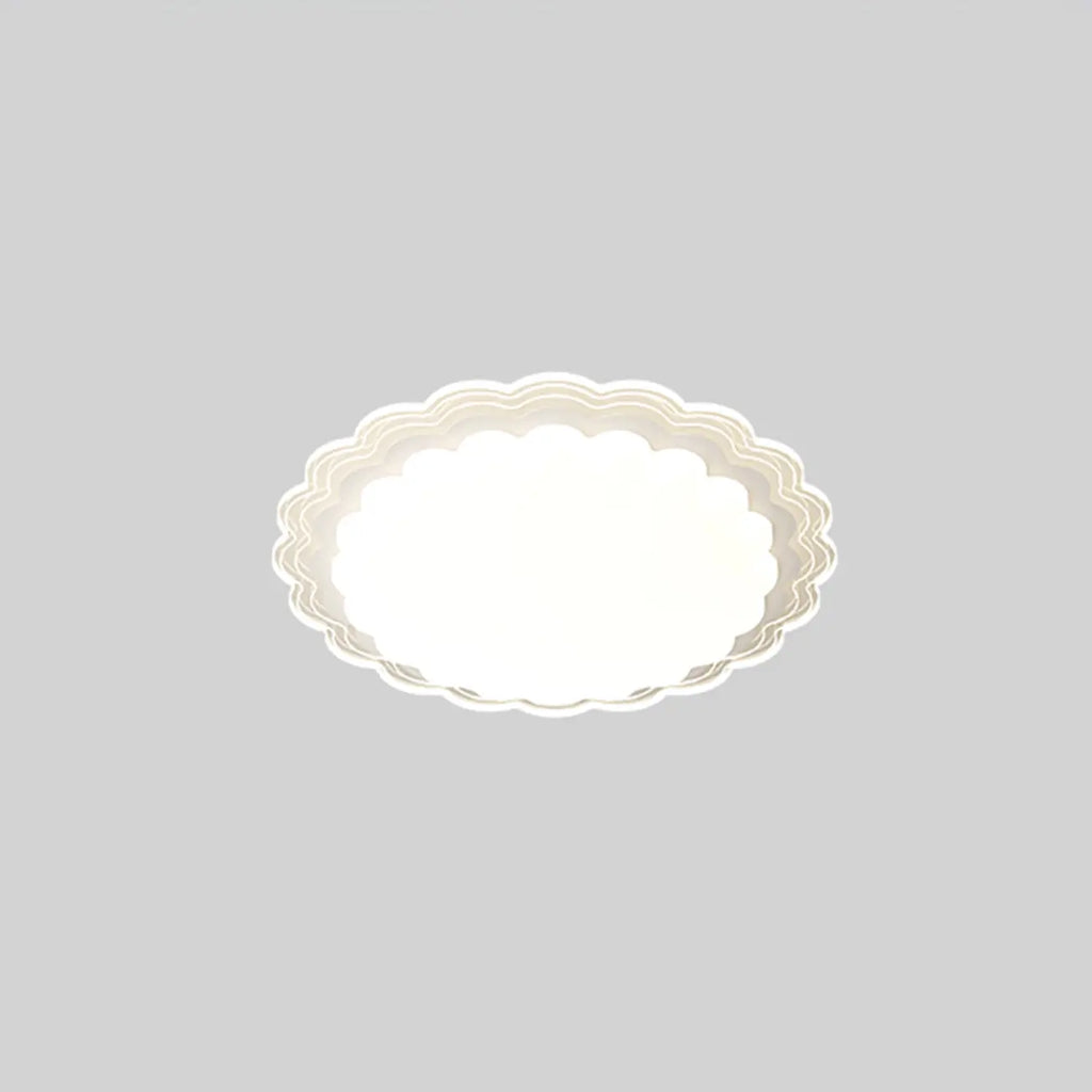 Plafonnier rectangulaire moderne blanc artistique