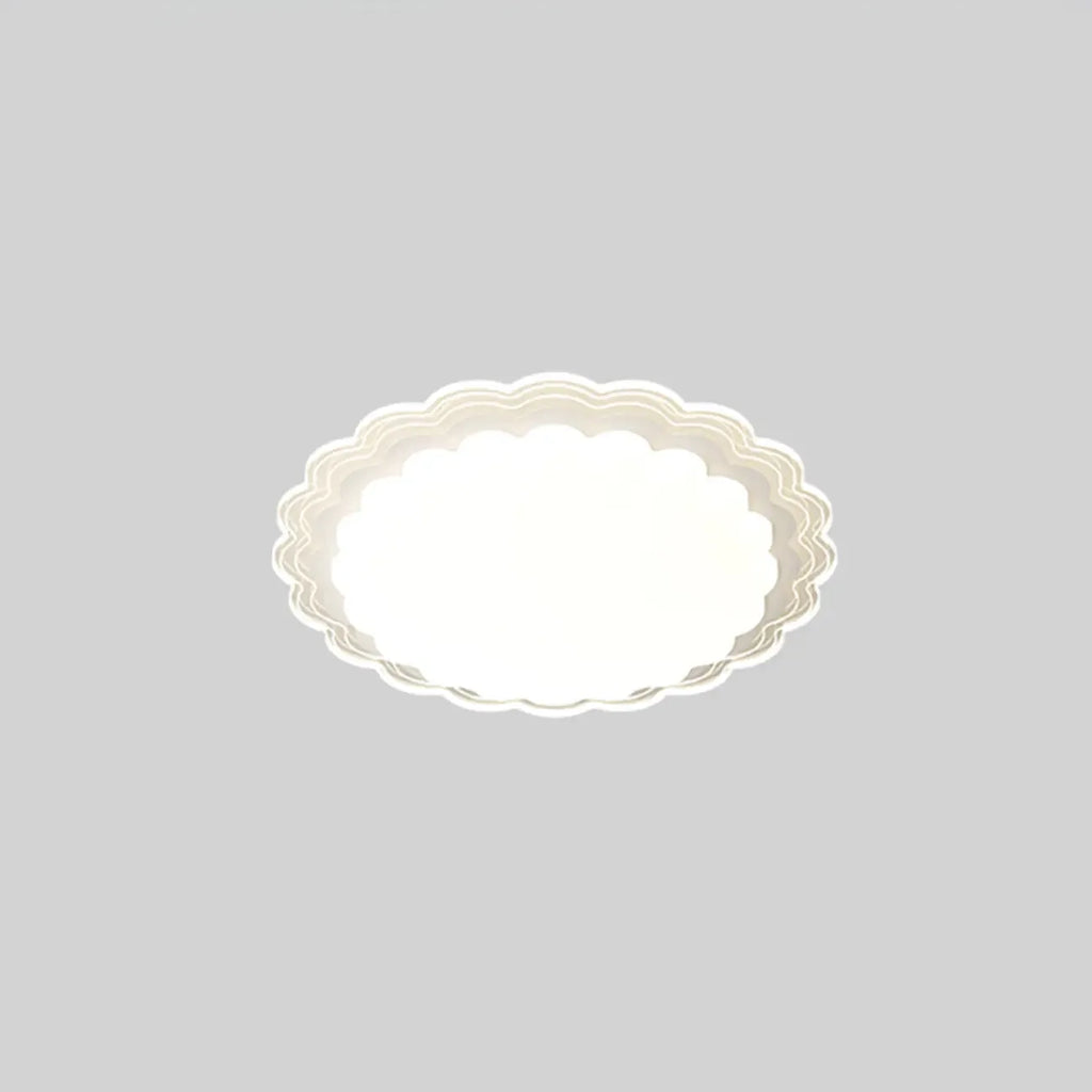 Plafonnier rectangulaire moderne blanc artistique