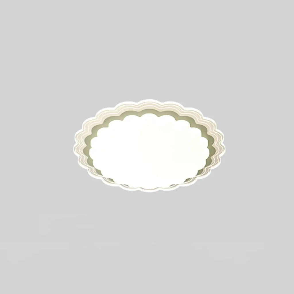 Plafonnier rectangulaire moderne blanc artistique