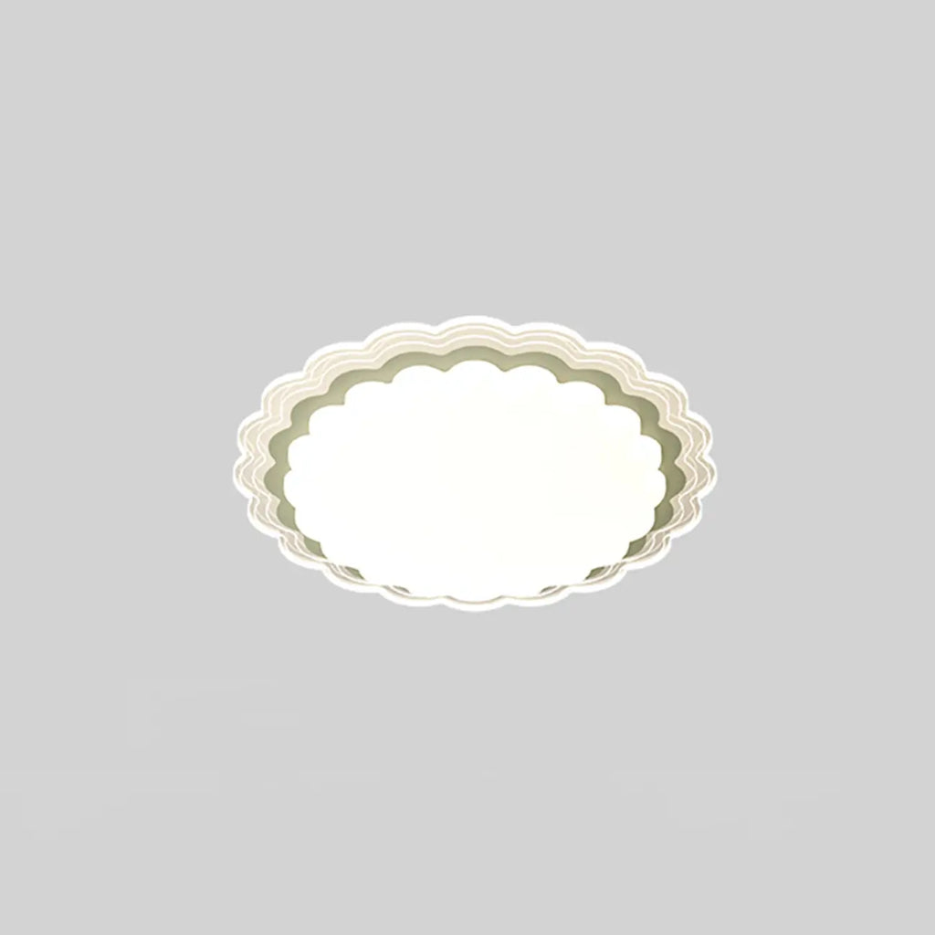 Plafonnier rectangulaire moderne blanc artistique