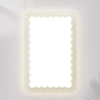 Plafonnier rectangulaire moderne blanc artistique