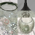 Lampade a sospensione regolabili a 3 luci in vetro per cucina