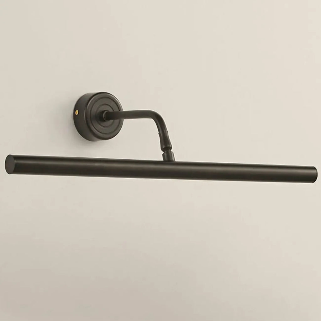 Abat-jour moderne en métal noir pour lampe de salle de bain à LED