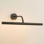 Abat-jour moderne en métal noir pour lampe de salle de bain à LED