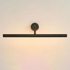 Abat-jour moderne en métal noir pour lampe de salle de bain à LED