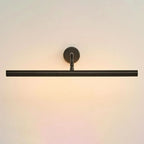 Abat-jour moderne en métal noir pour lampe de salle de bain à LED