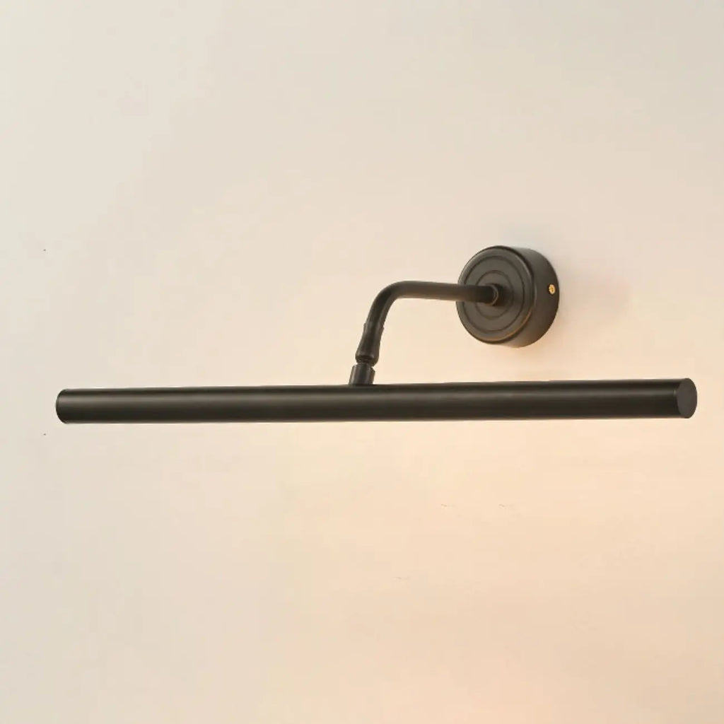 Abat-jour moderne en métal noir pour lampe de salle de bain à LED