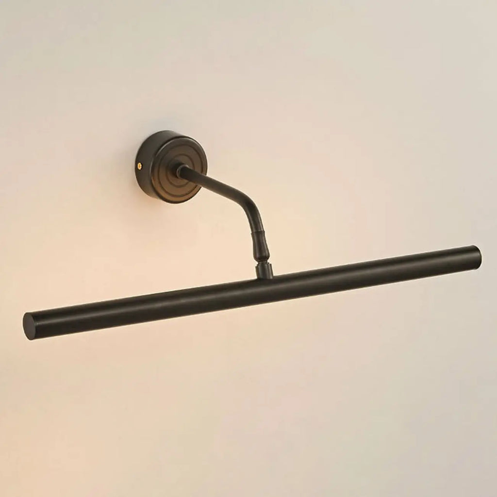 Abat-jour moderne en métal noir pour lampe de salle de bain à LED