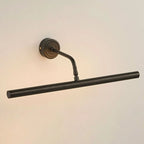 Abat-jour moderne en métal noir pour lampe de salle de bain à LED