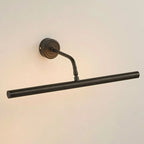 Abat-jour moderne en métal noir pour lampe de salle de bain à LED