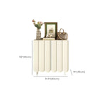 Meuble à chaussures d'entrée moderne, grand format, en bois beige, réglable