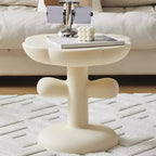 Table d'appoint minimaliste en plastique aux formes libres pour le salon