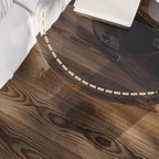 Table d'appoint ronde classique en verre avec base en acrylique pour salon