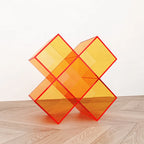 Espositore/Libreria Geometrica da Tavolo in Acrilico