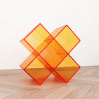 Espositore/Libreria Geometrica da Tavolo in Acrilico