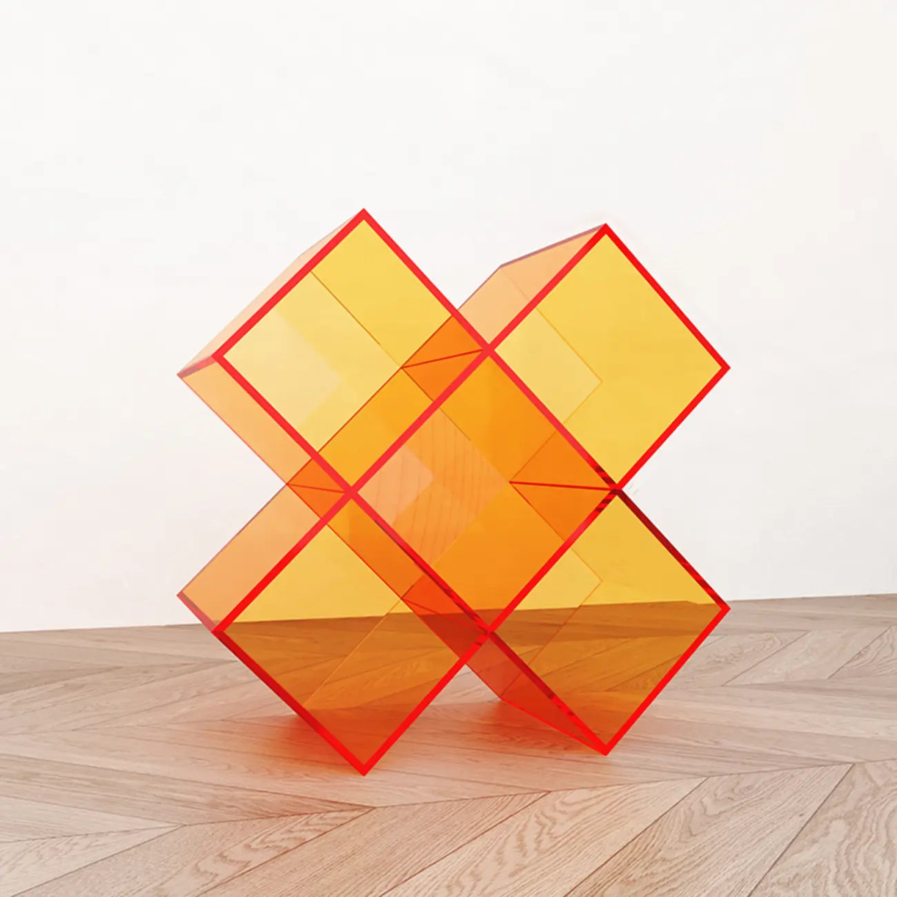 Espositore/Libreria Geometrica da Tavolo in Acrilico