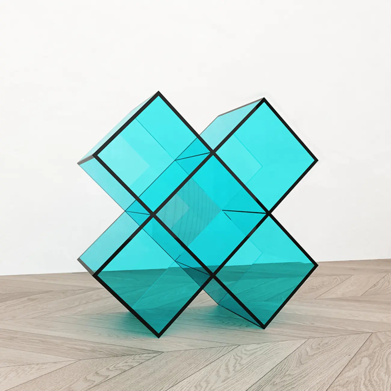 Espositore/Libreria Geometrica da Tavolo in Acrilico