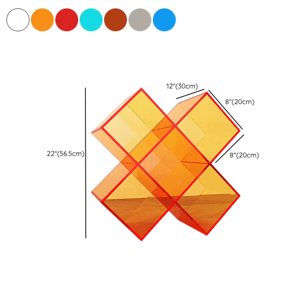 Espositore/Libreria Geometrica da Tavolo in Acrilico