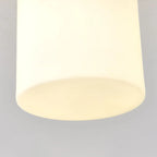 Plafoniera semi-incasso in vetro e metallo a cubo da 5 a 9 pollici