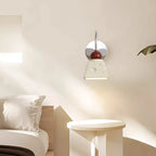 Applique murale géométrique à LED avec abat-jour en résine pour salon