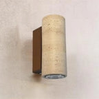 Applique murale minimaliste géométrique en pierre beige réglable
