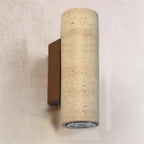 Applique murale minimaliste géométrique en pierre beige réglable