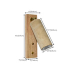 Applique murale minimaliste géométrique en pierre beige réglable