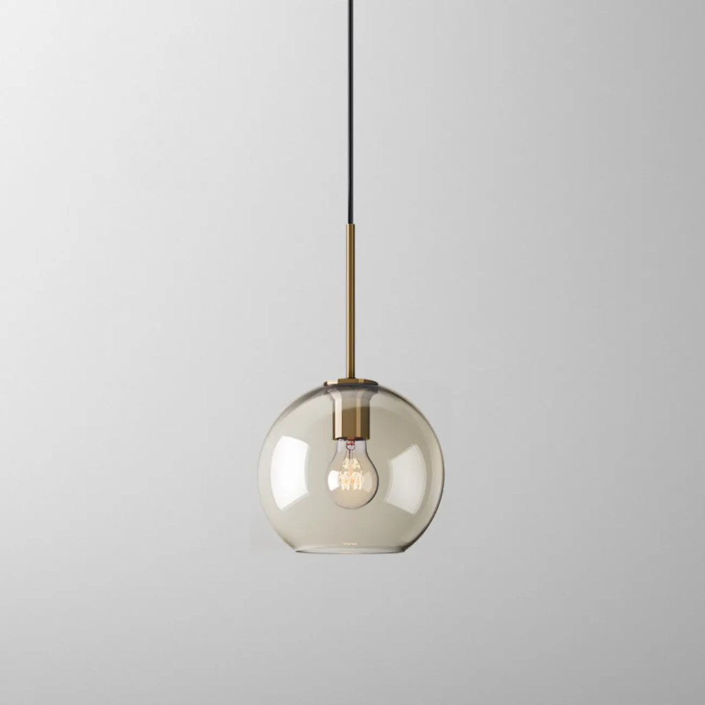 Suspension moderne en verre avec cordon réglable pour salle à manger