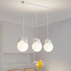 Suspension LED Ours et Lune pour enfants