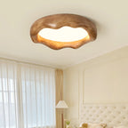 Plafoniera a filo dal design artistico con effetto crema acrilica