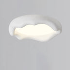 Plafoniera a filo dal design artistico con effetto crema acrilica