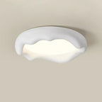Plafoniera a filo dal design artistico con effetto crema acrilica