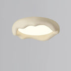Plafoniera a filo dal design artistico con effetto crema acrilica