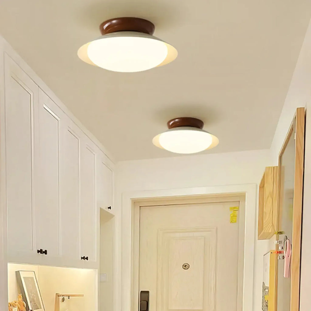 Plafonnier LED semi-encastré à intensité variable pour entrée