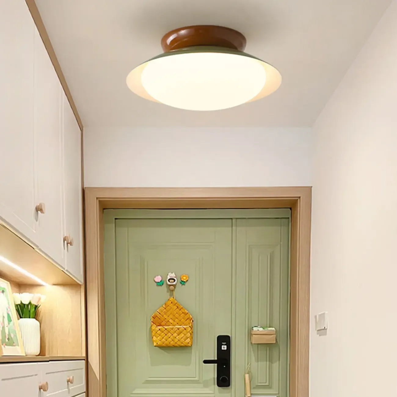 Plafonnier LED semi-encastré à intensité variable pour entrée