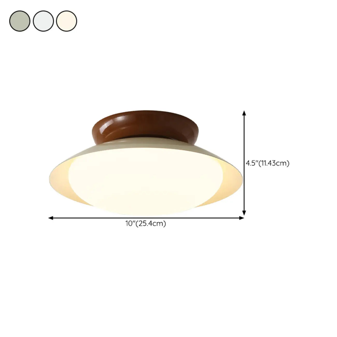 Plafonnier LED semi-encastré à intensité variable pour entrée