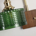 Applique murale cylindrique moderne en verre et LED pour salon