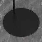 Lampada da terra ad arco nera regolabile a LED per l'arredamento del soggiorno