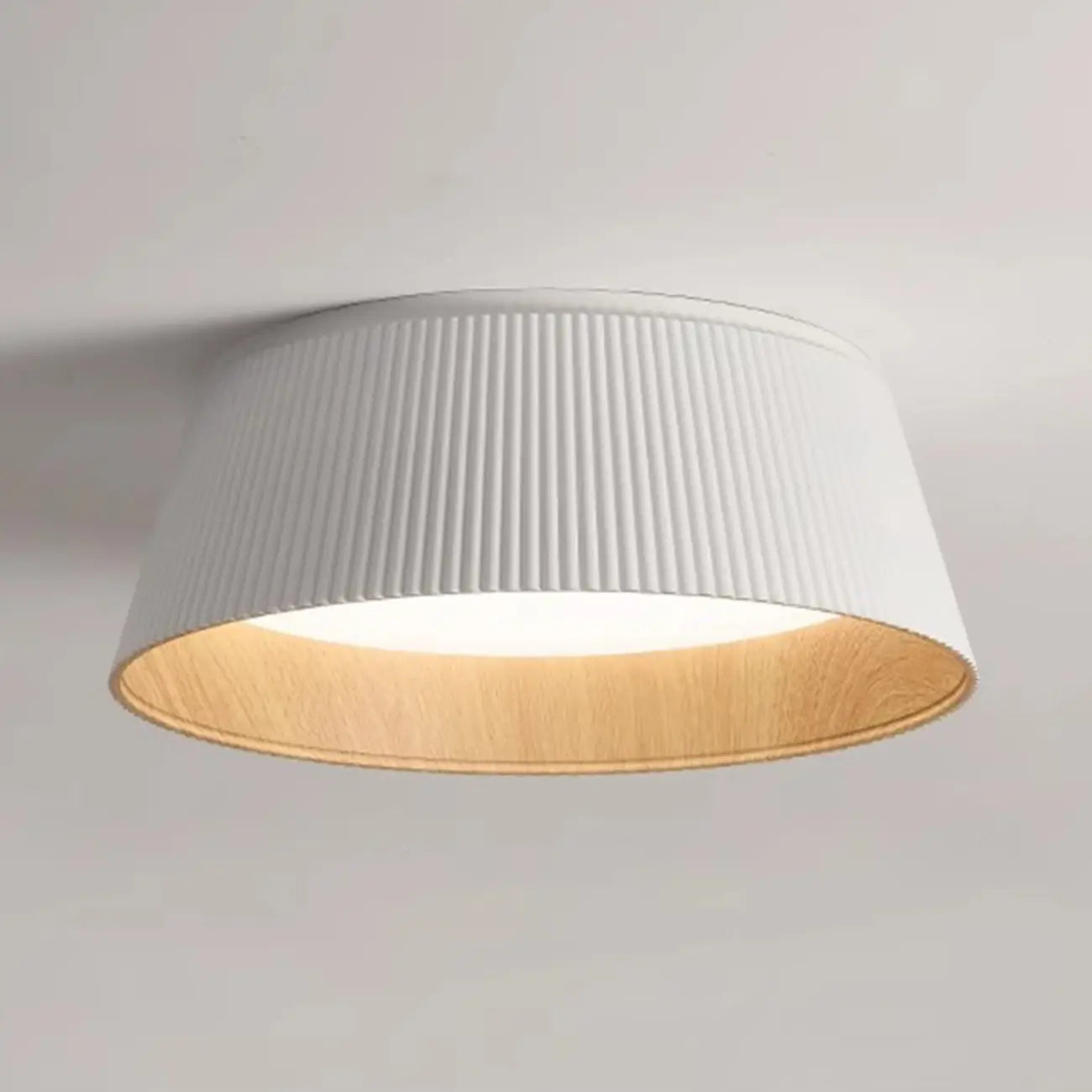 Plafonnier LED encastré rond évasé moderne à intensité variable