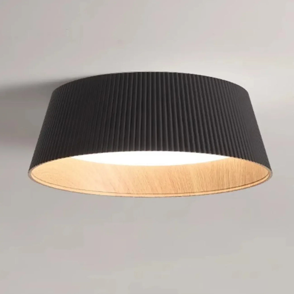 Plafonnier LED encastré rond évasé moderne à intensité variable