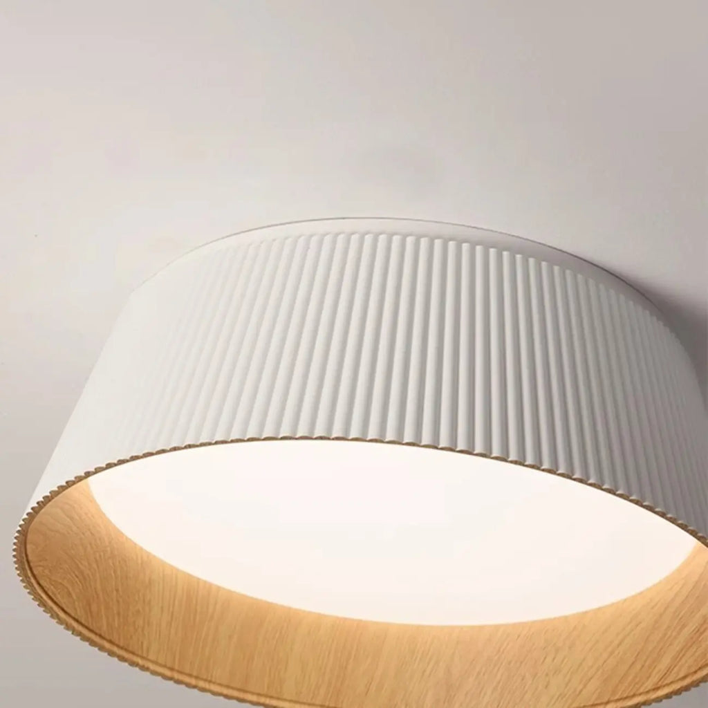 Plafonnier LED encastré rond évasé moderne à intensité variable
