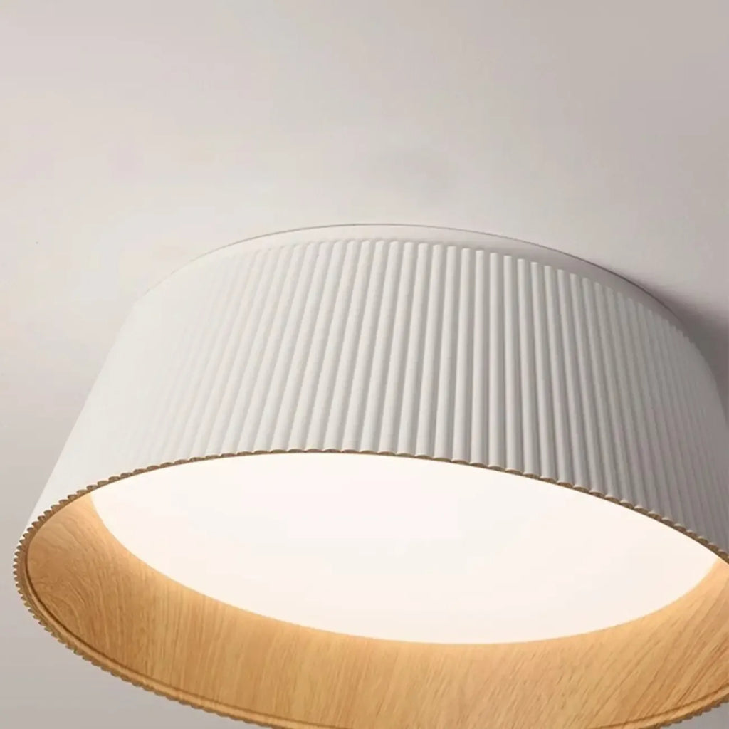 Plafonnier LED encastré rond évasé moderne à intensité variable